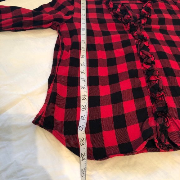 GAP Buffalo Plaid Flannel Top - Picture 12 of 14